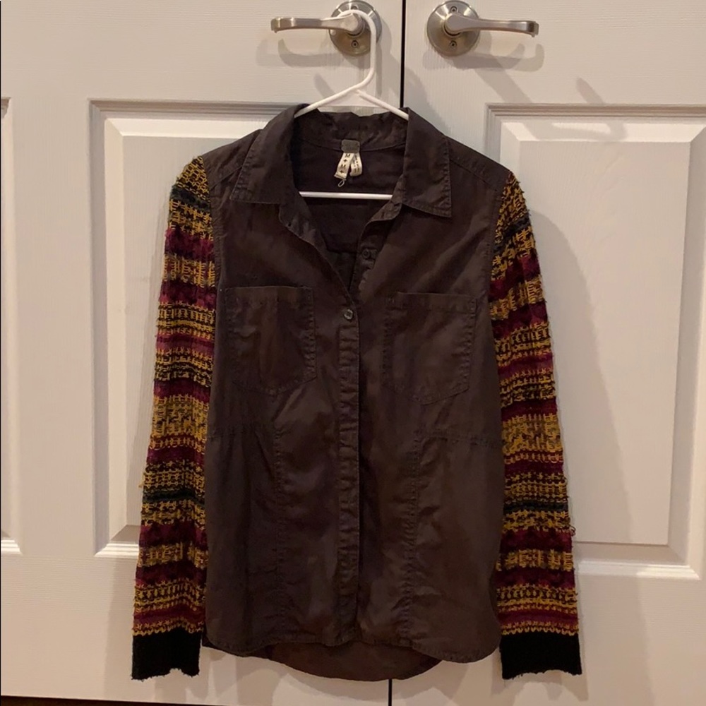 Free people button up